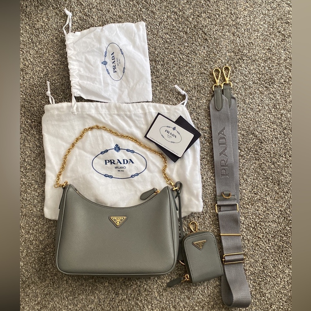 Prada Saffiano Re-Edition 2005 Shoulder Bag